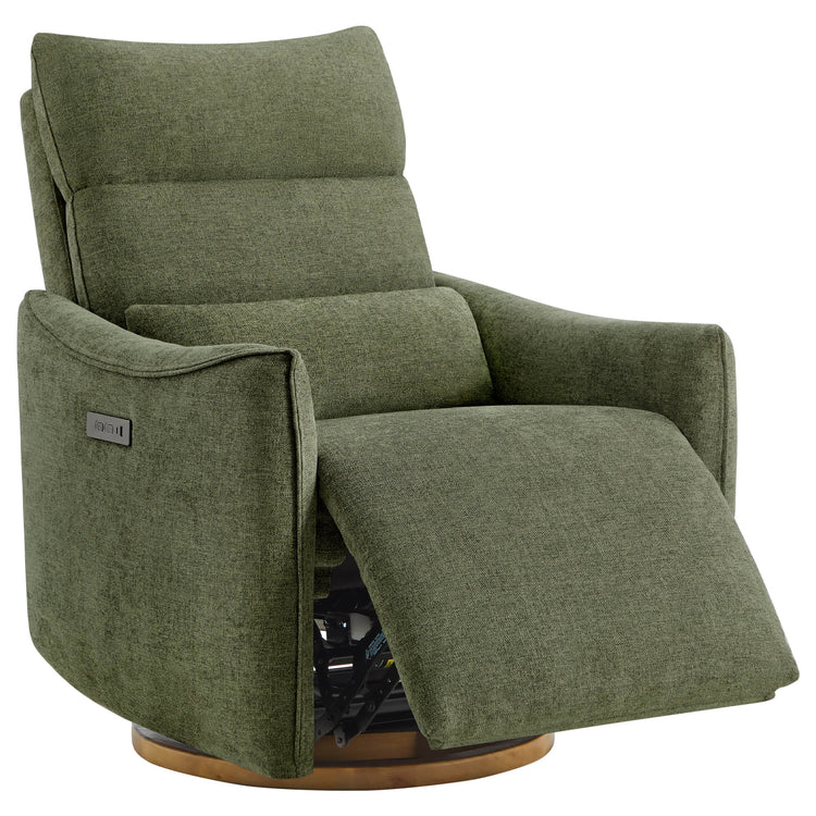 Fauteuil inclinable pivotant et électrique Janice pour chambre d'enfant avec appui-tête électrique
