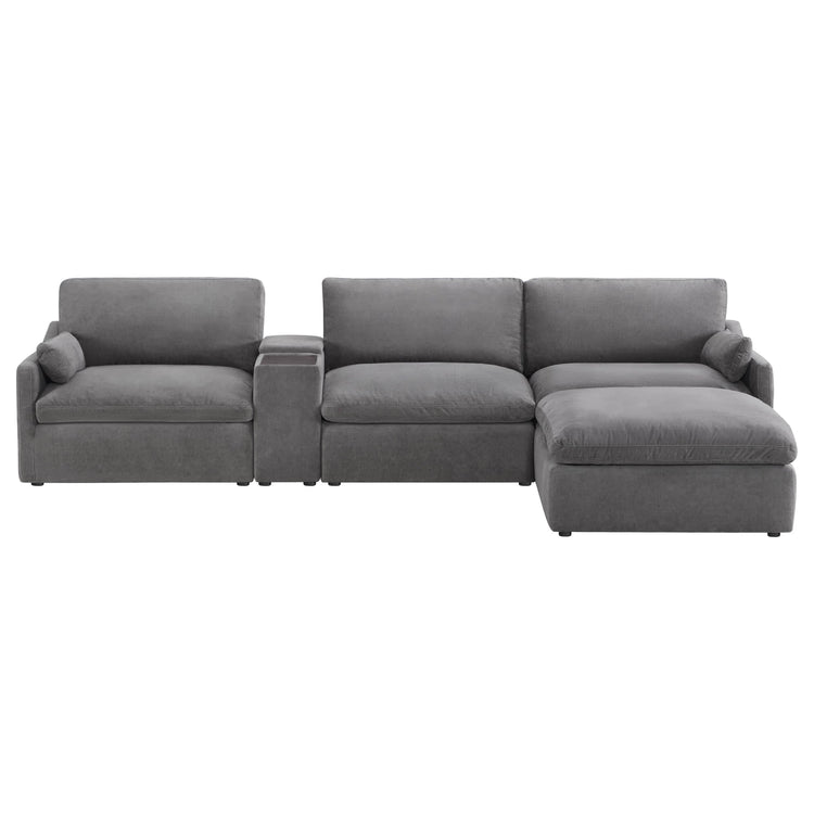 Canapé-chaise modulaire 4 places Kenna