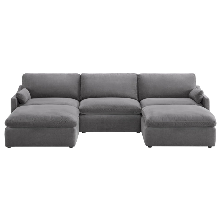 Canapé-chaise modulaire 5 places Kenna