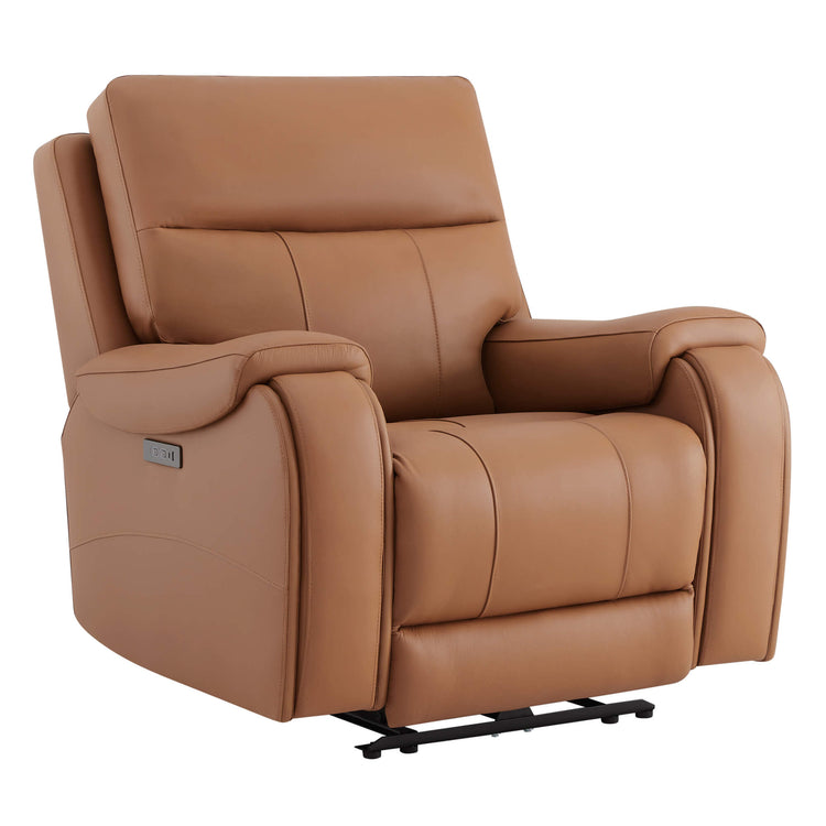 Fauteuil inclinable Noah Zero-Gravity en cuir véritable avec appui-tête électrique