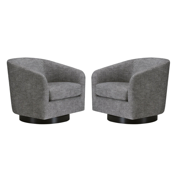 Fauteuil d'appoint pivotant moderne Wren