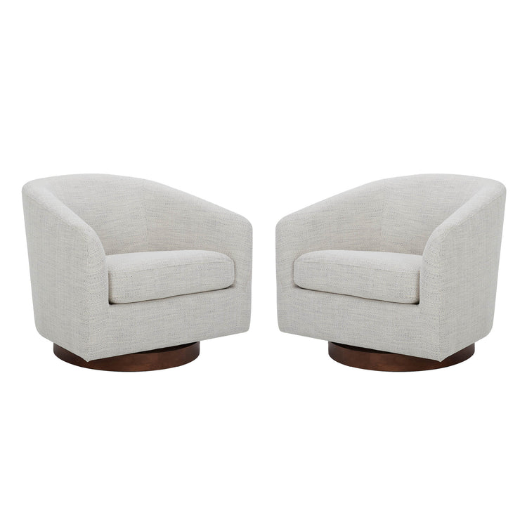 Fauteuil d'appoint pivotant moderne Wren