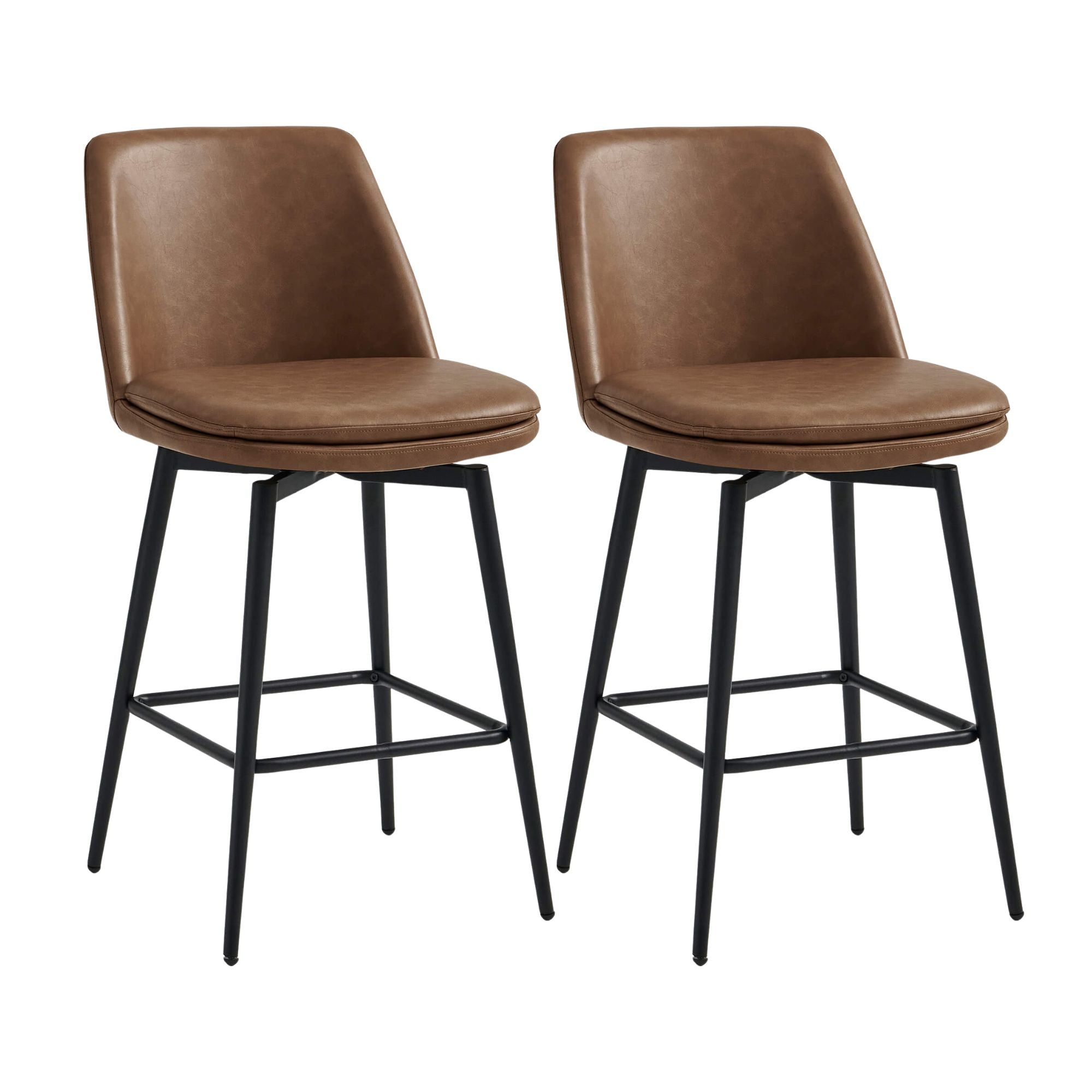 Tabouret de bar et de comptoir pivotant Eli