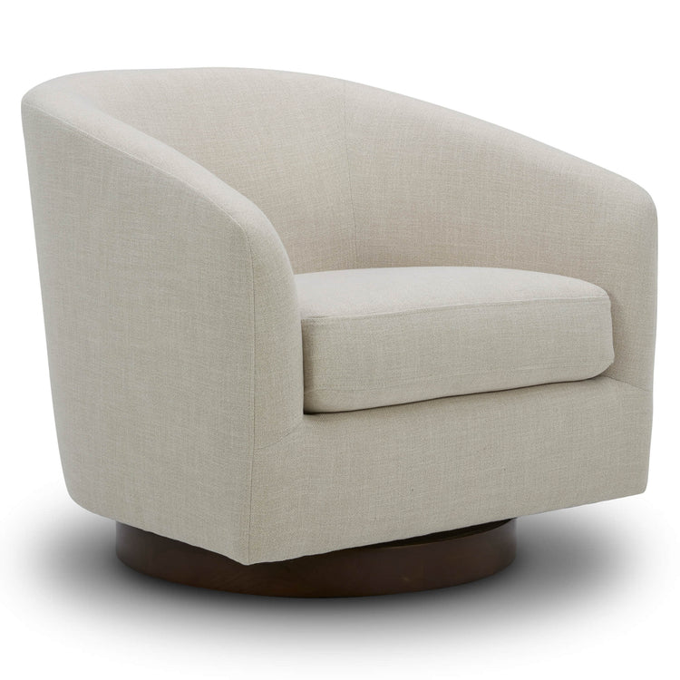 CHITA LIVING-Wren Modern Swivel Accent Chair-Accent Chair-Fabric-Linen-