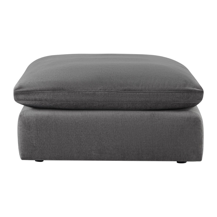 Gray Kenna Ottoman, modern living room furniture, part of modular sofa collection