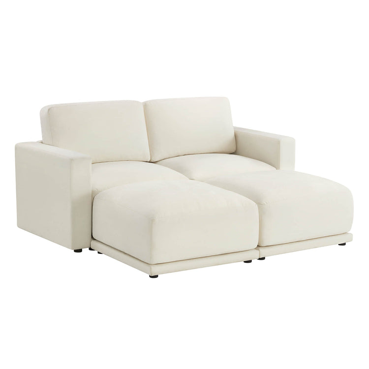 Miller 4-Piece Modular Sofa, L Shape & Pit Chaise Sectional