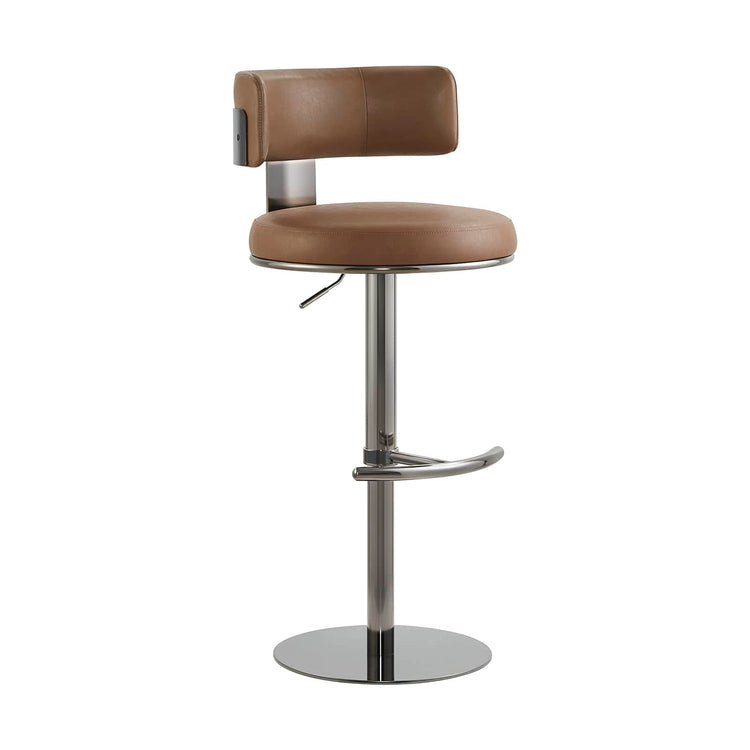 Tabouret de bar pivotant moderne à hauteur réglable Cayla