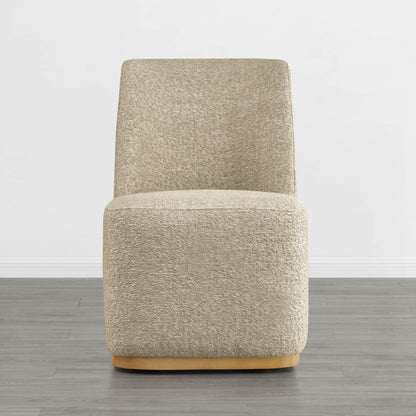 Lilibet Wingback Rolling Dining Chair With Casters