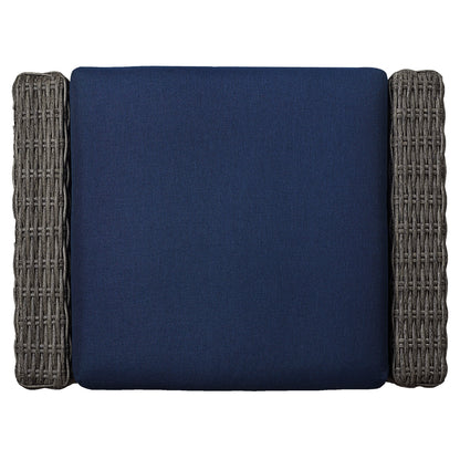 Ensemble de patio extérieur en rotin Elara 5 pièces