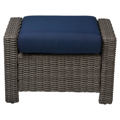 Ensemble de patio extérieur en rotin Elara 5 pièces
