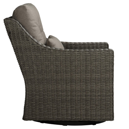 Ensemble de patio extérieur en rotin Elara 5 pièces