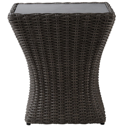 Ensemble de patio extérieur en rotin Elara 5 pièces