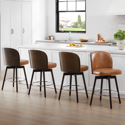 Tabouret de comptoir pivotant Gianna