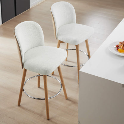Tabouret de comptoir pivotant Gianna