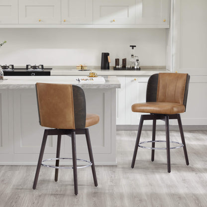 Tabouret de comptoir pivotant Gianna