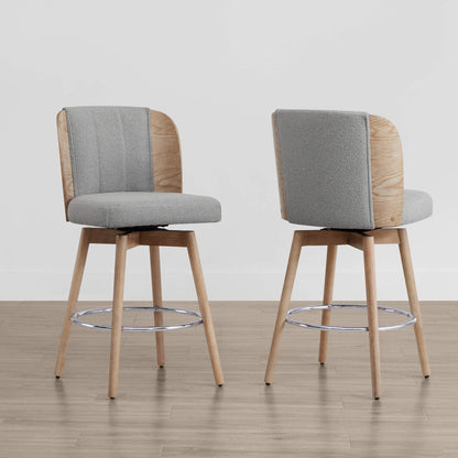 Tabouret de comptoir pivotant Gianna