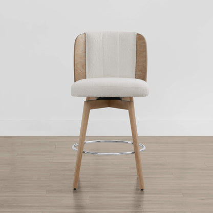 Tabouret de comptoir pivotant Gianna