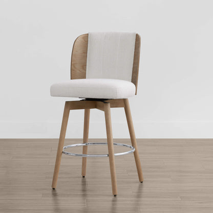 Tabouret de comptoir pivotant Gianna