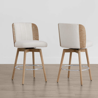 Tabouret de comptoir pivotant Gianna