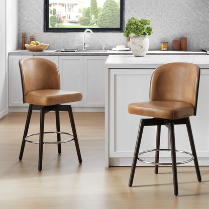 Tabouret de comptoir pivotant Gianna