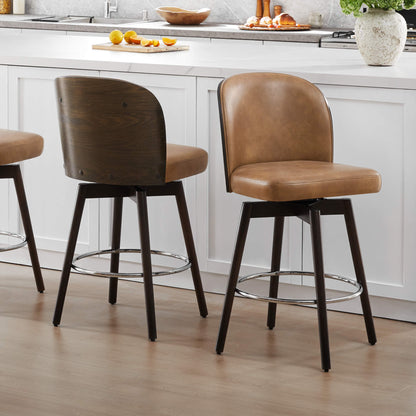 Tabouret de comptoir pivotant Gianna