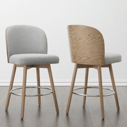 Tabouret de comptoir pivotant Gianna