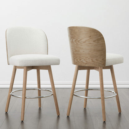 Tabouret de comptoir pivotant Gianna