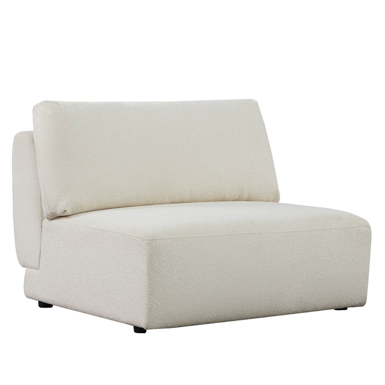 Fauteuil modulaire sans accoudoirs Grace – Design aux dimensions généreuses