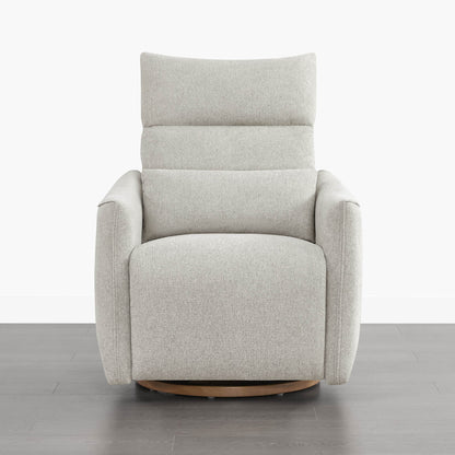 Janice Power Swivel Nursery Glider Recliner with Power Headrest