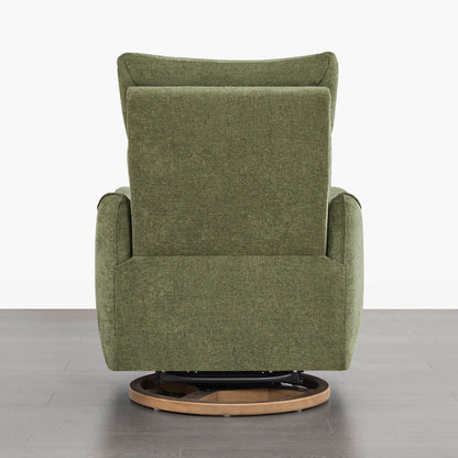 Janice Power Swivel Nursery Glider Recliner with Power Headrest