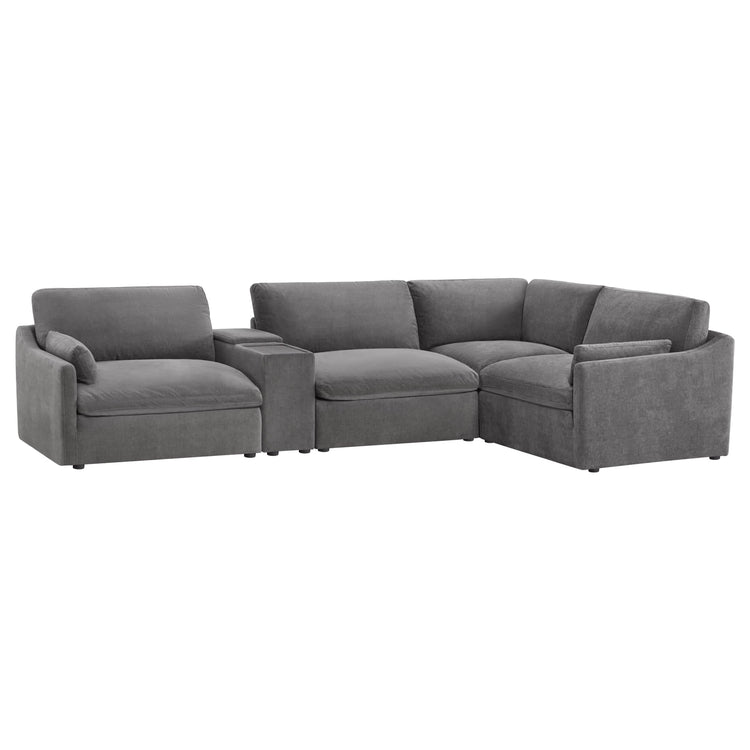Canapé-chaise modulaire 4 places Kenna