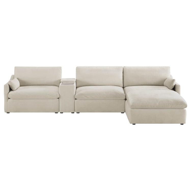 Canapé-chaise modulaire 4 places Kenna