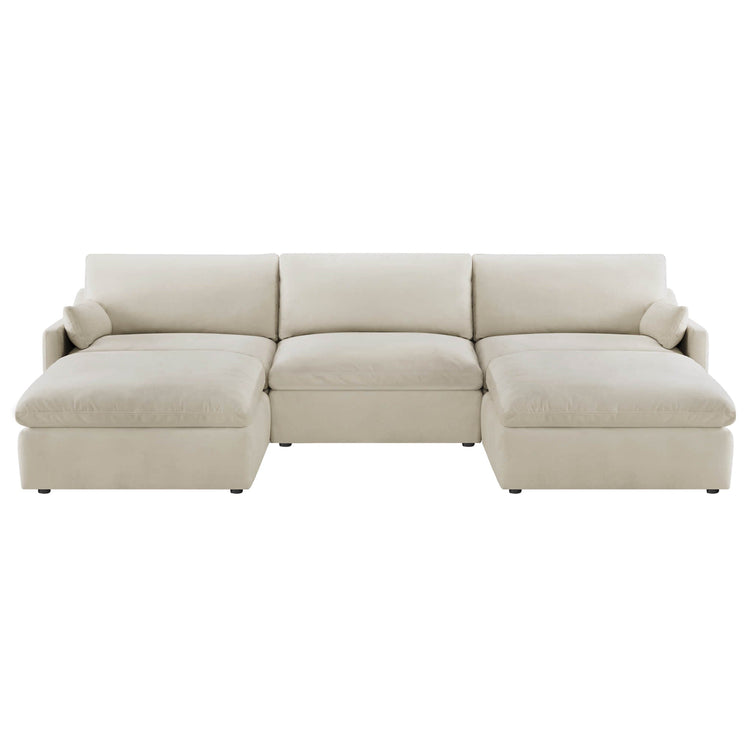 Canapé-chaise modulaire 5 places Kenna