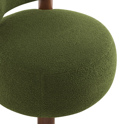 Fauteuil d'appoint Shauna Modern Plush Faux Sherpa 