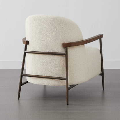 Fauteuil d'appoint moderne Teddi