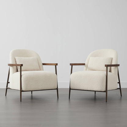Fauteuil d'appoint moderne Teddi