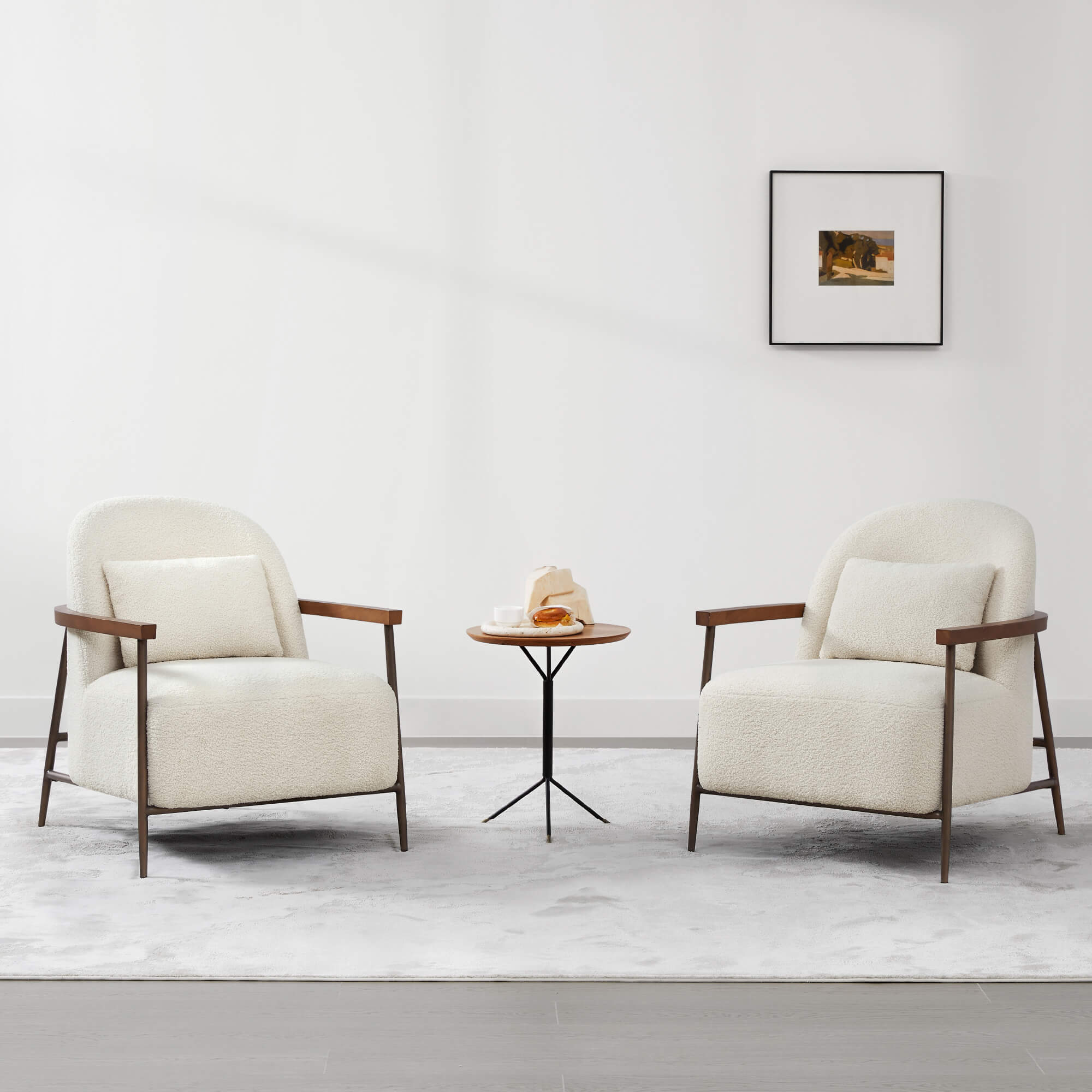 Fauteuil d'appoint moderne Teddi