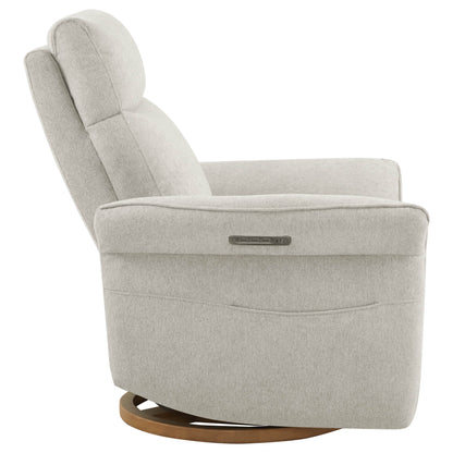 Fauteuil inclinable pivotant et électrique moderne Vinca avec lombaire et appui-tête électriques