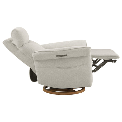 Fauteuil inclinable pivotant et électrique moderne Vinca avec lombaire et appui-tête électriques