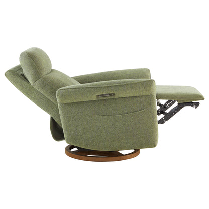 Fauteuil inclinable pivotant et électrique moderne Vinca avec lombaire et appui-tête électriques