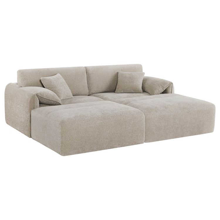 Winsley 3-Seat Sofa with Ottoman, Configurable Pit Sectional
