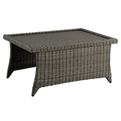 Table basse d'extérieur en rotin Elara