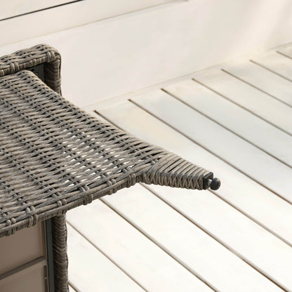 Table basse d'extérieur en rotin Elara