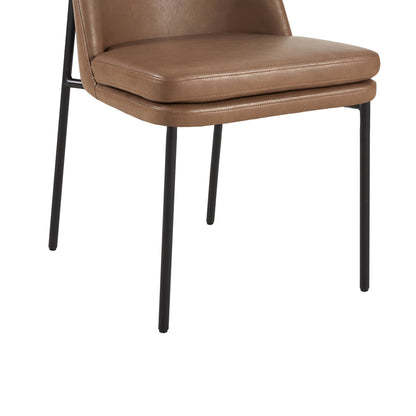 Golda Dining Chair With Metal Base