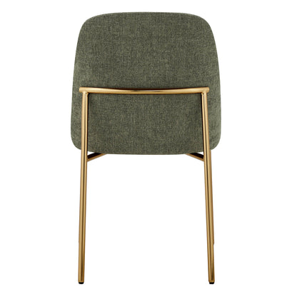 Golda Dining Chair With Metal Base