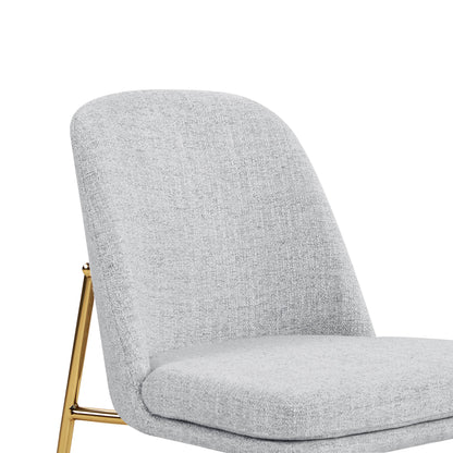 Golda Dining Chair With Metal Base