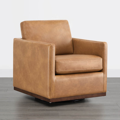 Fauteuil d'appoint pivotant moderne Henry 