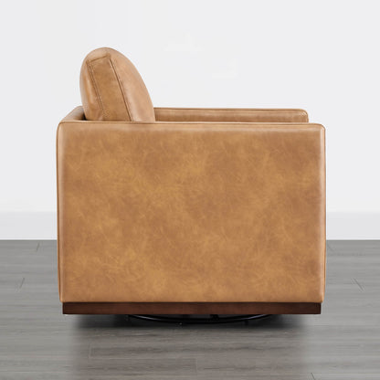 Fauteuil d'appoint pivotant moderne Henry 