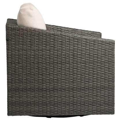 Ensemble de patio extérieur en rotin Calum 5 pièces