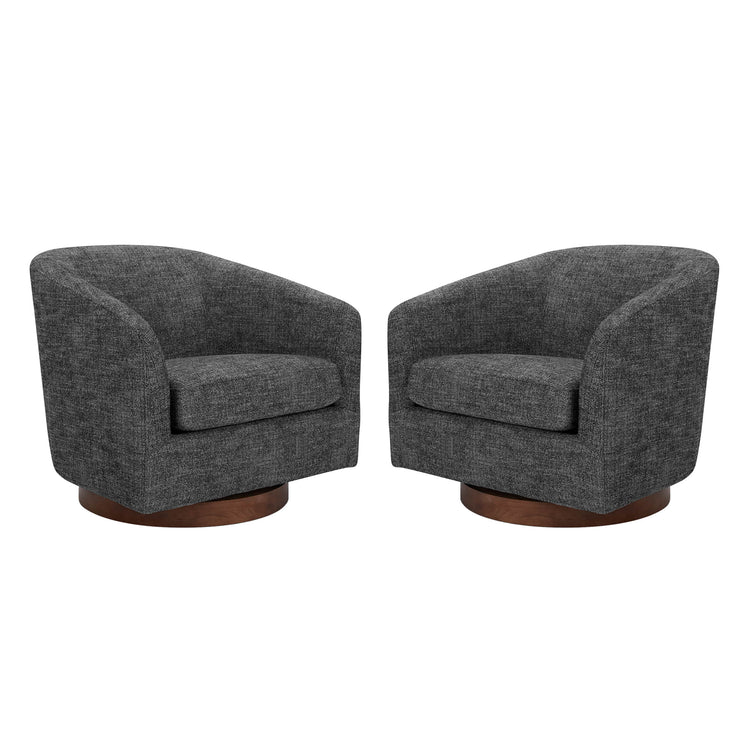 Fauteuil d'appoint pivotant moderne Wren 